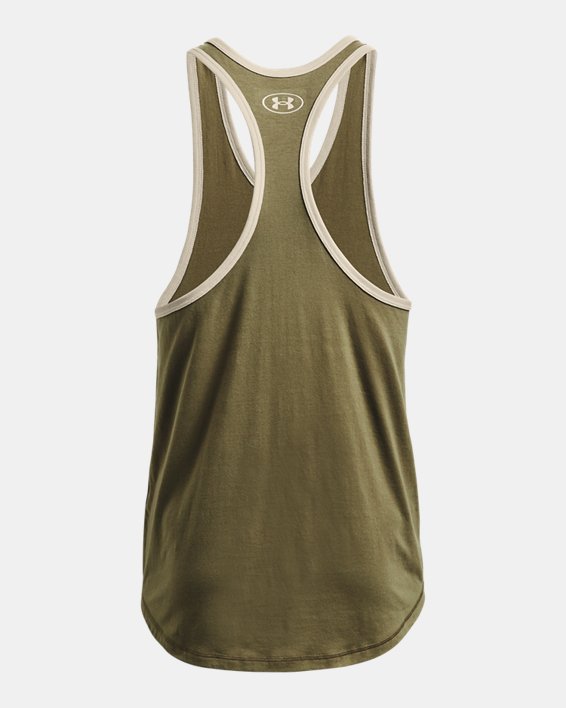 Men's Project Rock BSR Flag Tank in Green image number 5
